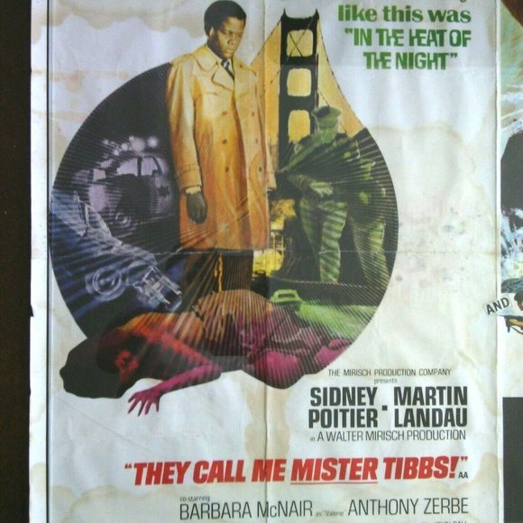 Original Movie Poster Double Feature They Call Me Mister Tibbs & Hornets' Nest - Picture 2 of 16